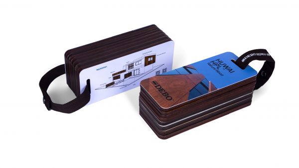DEBO® HUWAI-HPL Compact Exterior Nature Wood Color Swatch - Image 3