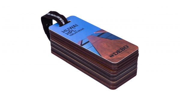 DEBO® HUWAI-HPL Compact Exterior Nature Wood Color Swatch - Image 2